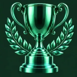Gold trophy cup — Fair Go